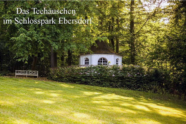 Erlebnissommer Schlosspark Ebersdorf Teehaeusschen