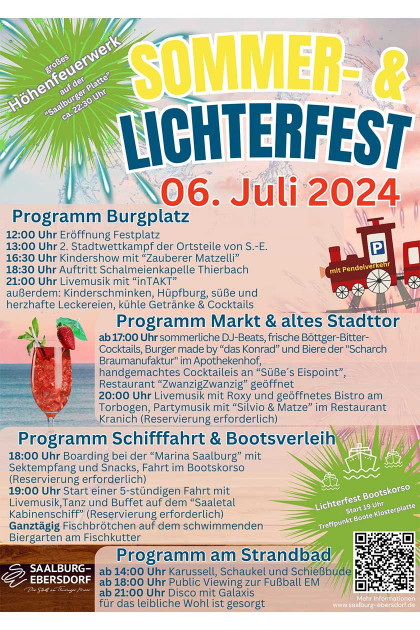 Erlebnissommer 2024 Lichterfest c SaalburgEbersdorf